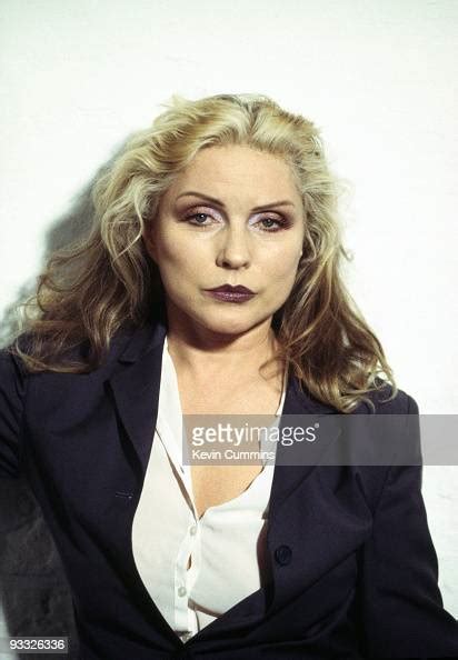 Posed Portrait Of Singer Debbie Harry Of American Band Blondie Circa