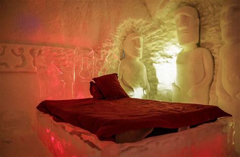 Ice Hotel Rooms