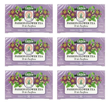 Tadin Pasiflora Passion Flower Herbal Tea Made In Usa 24 Bags 6 Boxes 09 22 Ebay