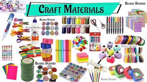 Craft Stationery Items Craft Materials Craft Materials List