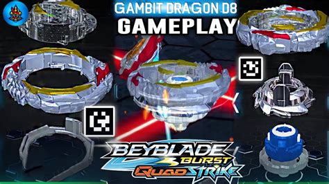 Gambit Dragon D8 Gameplay Old Dragons Qr Codes Beyblade Burst Quad