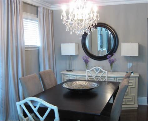 68.75l x 82w x 58h materials: Gray Walls - Contemporary - dining room - Benjamin Moore ...