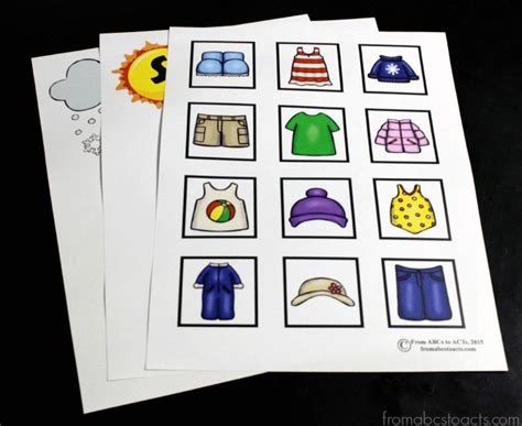 Printable Summer And Winter Clothing Sort From Abcs To Acts