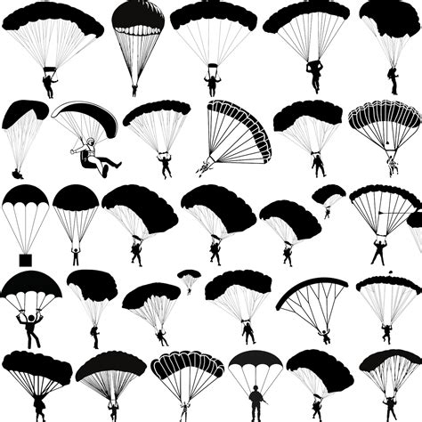 Parachute Svg Bundle Parachuting Svg Jumping Svgparachute Etsy