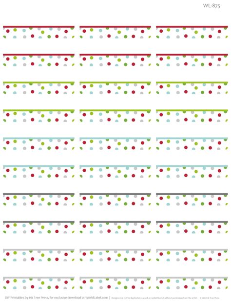 All word, pdf templates provided in this website for download are totally free. Free Printable Holiday Address Labels | Worldlabel Blog ...
