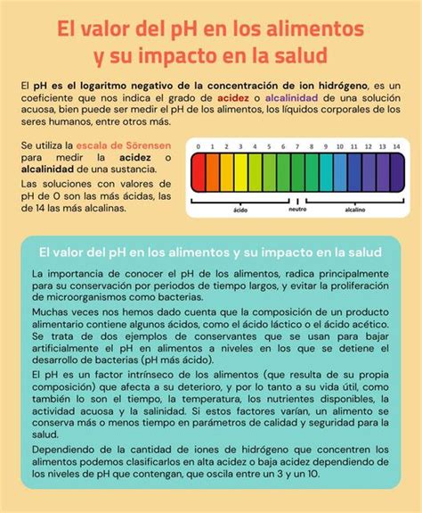 El Valor Del Ph En Los Alimentos Y Su Impacto En La Salud Javier Rios