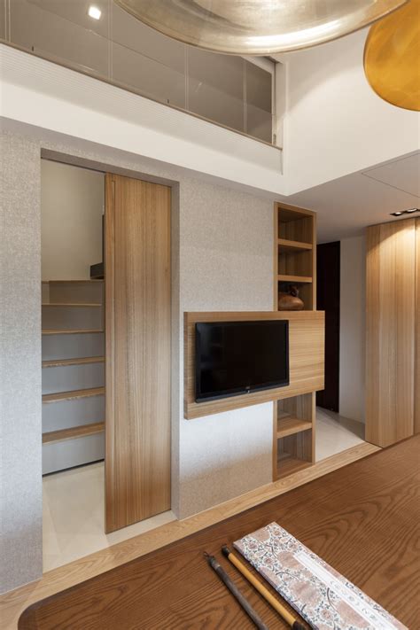 The hidden staircase found under the kitchen benchtop. hidden-stairway | Interior Design Ideas