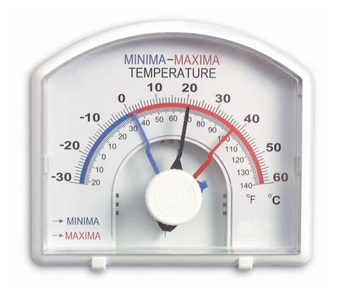 H B Instrument Durac Maximumminimum Bimetallic Thermometer Range 30
