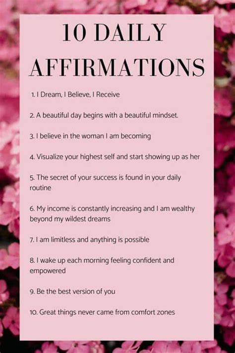 60 Positive Affirmations Quotes That Will Change Your Life