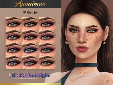 The Perfect Night Eyeshadow By Anonimux Simmer At Tsr Sims 4 Updates