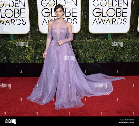 Hailee Steinfeld Attending The 74th Annual Golden Globe Awards Held At
