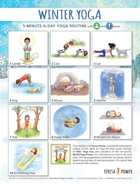 Winter Yoga For Kids The Abcs Of Yoga For Kids
