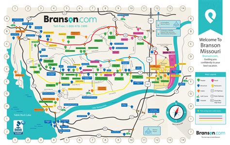Map Of Branson Mo