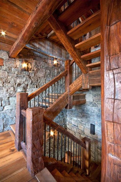 Rustic Design Ideas Rustic Staircase Rustic Stairs Staircase Design