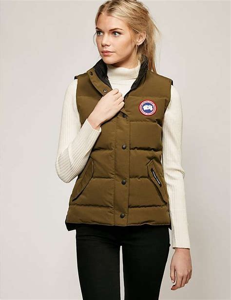 green canada goose freestyle vest women clothing boutique canada fashion clothes for women