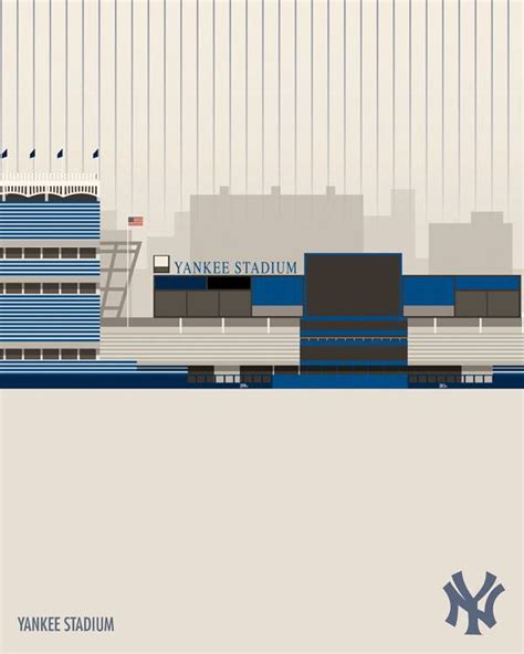Minimalist Illustrations Of Major League Baseball Stadiums By Marcus Reed