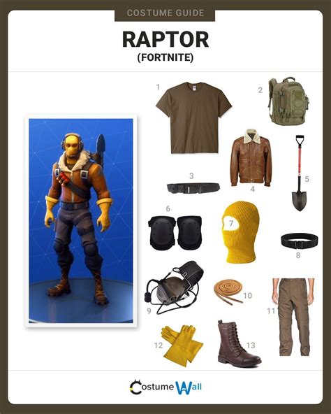 Dress Like Raptor From Fortnite Costume Halloween And Cosplay Guides