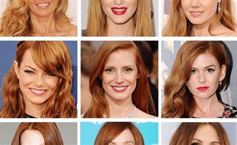 The Magnificent Shades Of The Red Hair Color Palette H Bar