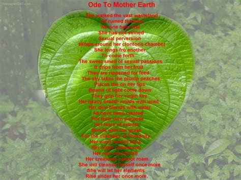 Poetry Images Ode To Mother Earth Hd Wallpaper And Background Photos