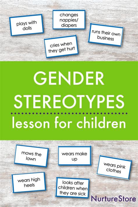 Talking About Gender Stereotypes With Children Nurturestore In 2021