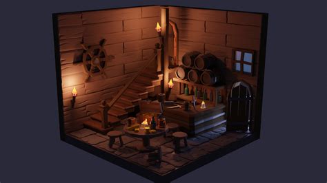 Artstation Old Pirate Tavern