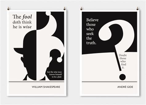 Literary Posters That Turn Famous Authors Words Into Art Mmminimal