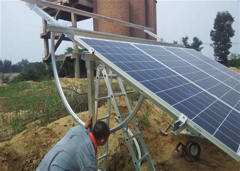 Handle Solar Panel Adjustable Tilt Mount Sun Tracker High Strength