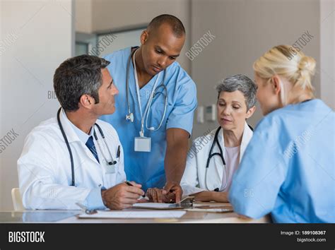 Medical Team Looking Image And Photo Free Trial Bigstock