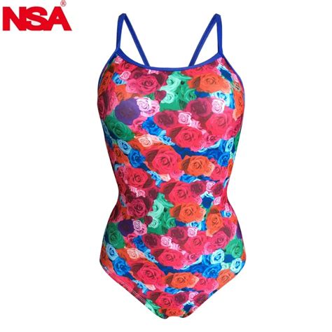 Nsa 2019 One Piece Competitive Swimming Girls Swimwear Competition