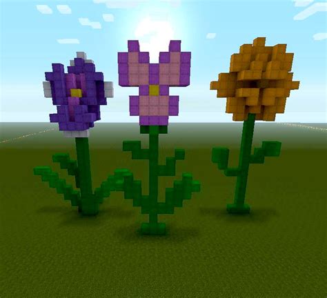 Maybe you would like to learn more about one of these? Flowers- Minecraft by BexRani on DeviantArt