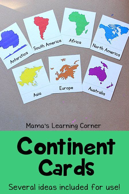 Learn The Continents Free Printable Kid Blogger Network Activities