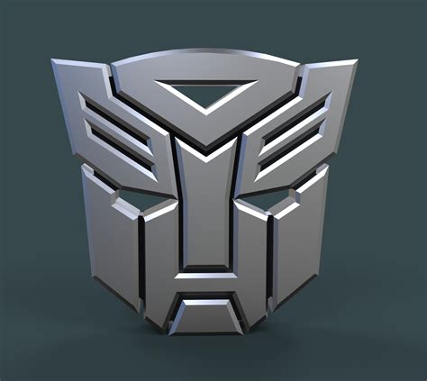 3d File Autobots Logo・3d Printable Model To Download・cults