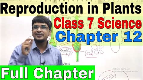 Class 7 Science Chapter 12 Reproduction In Plants Full Chapter Youtube
