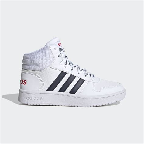 Adidas Hoops Mid 20 Shoes White Adidas Us