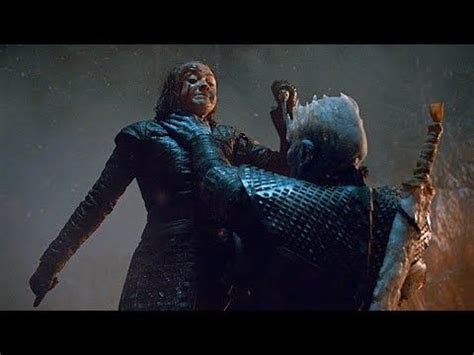 Arya Stark Kills The Night King Game Of Thrones S E Youtube Arya Stark Game Of Thrones