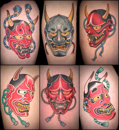 Japanese Oni Mask Tattoo Japanese Hannya Tattoos Origins Meanings Ideas
