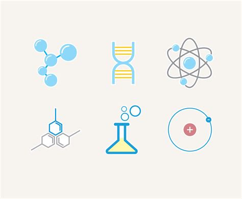 Chemistry Symbols Vector Vector Art And Graphics