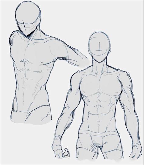 Male Body Reference Drawing Anime Base Male Body Drawing Deviantart