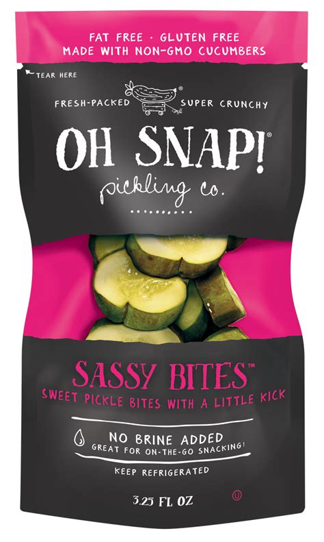 Oh Snap Sassy Bites 12 Pack Oh Snap Pickles
