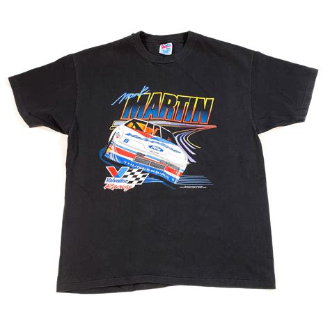 Vintage Mark Martin Shirt 90s Mark Martin Tshirt Mark Martin Etsy