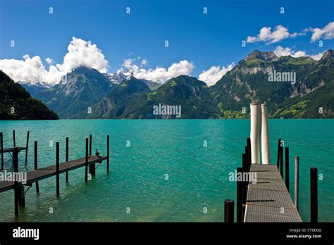 Switzerland Canton Schwyz Brunnen Sisikon Lucerne Lake Landscape
