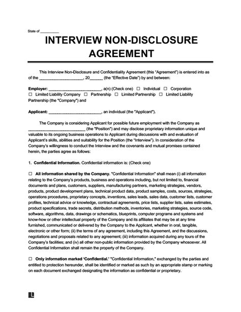 Dod manual 5200.01, volume 1, 24 february 2012, subject. Interview Candidate Non-Disclosure Agreement - Create an NDA