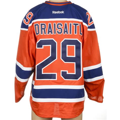 Leon Draisaitl Edmonton Oilers Game-Used 2016 Heritage ...