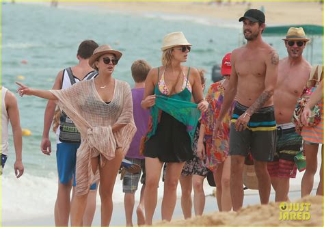 Kaley Cuoco Covers Her Bikini Body With A Sheer Wrap In Cabo Photo