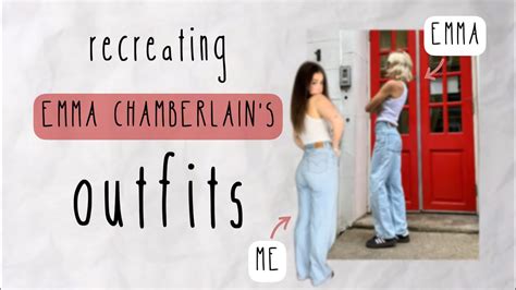 Recreating Emma Chamberlain‘s Fits 🤍 🪩 Youtube