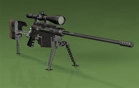 Обои Green Gun Weapon Sniper Rifle 50 M96 Windrunner M96