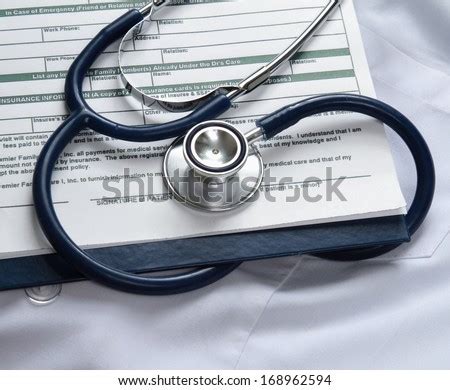 Stethoscope Shaping Heart Clipboard On Medical Stock Photo Shutterstock