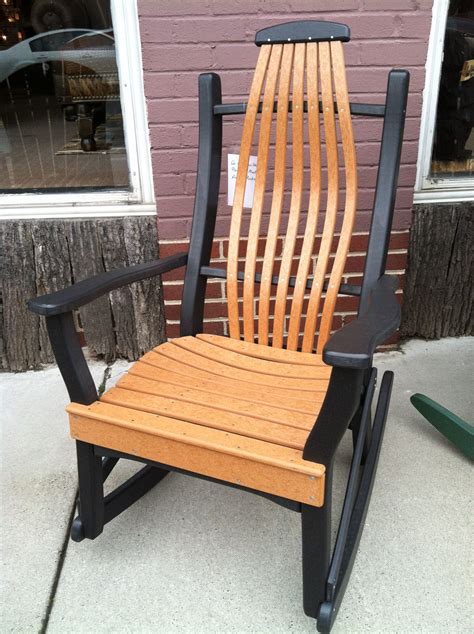 Htc Bent Back Rocker Polyresin Outdoor Furniture Amish Outdoor