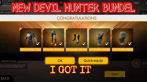 Of all bundles in free fire, legionaries set is the most stunning bundle inspired by medieval warriors' outfit. NEW DEVIL HUNTER BUNDLE FULL DELETS FREE FIRE || FREE FIRE ...