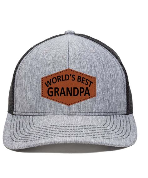 Worlds Best Grandpa Hat Grandpa Hat Personalized Hat Etsy